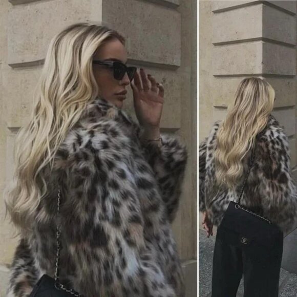 ZARA FAUX FUR JACKET ZW COLLECTION - Picture 2 of 4